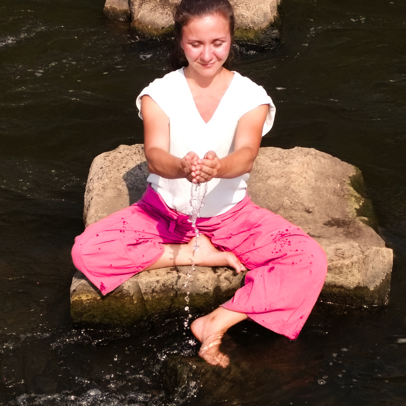 Natalia im Wasser